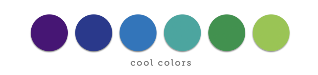 examples of cool colors