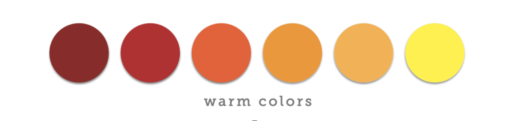 examples of warm colors